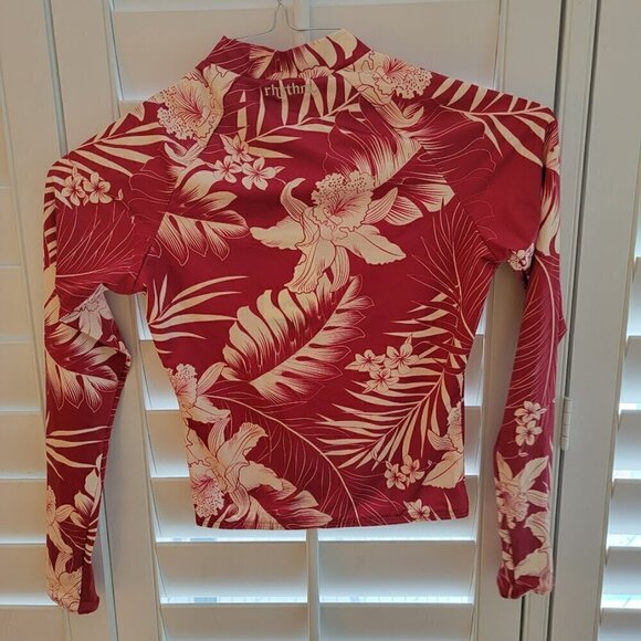 Rhythm Australia Womens RED Surfing Shirt - XS - New with Tags - Picture 3 of 10
